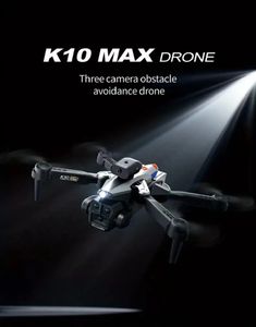 Nieuwe K10 RC Drone: drievoudige camera's, optische stroompositionering, obstakel vermijden, volgmodus, gebarenfotografie, perfect speelgoed en cadeau voor volwassenen en kinderen, tienerspullen