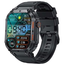 NUEVO K57PRO Bluetooth Call Smart Watch Smart Outdoor Three Defense Sports Waterproof 1.96 pulgadas Smart Watch