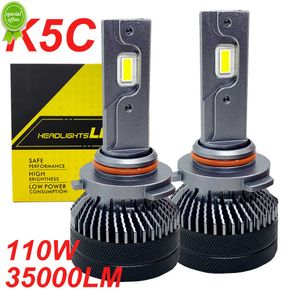 Nouveau K5C K4S K4C H7 H4 HB3 9005 H1 H11 6000K Led Voiture Lampes H8 HB4 9006 9012 HIR2 Led Phare Antibrouillard Kit Led Lumières Auto 12V 110W