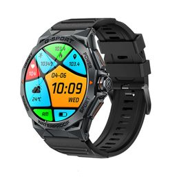 Nieuwe K62 Bluetooth-oproep 1,43-inch AMOLED HD-scherm Weermuziek Hartslag Multi Sport Smart Watch
