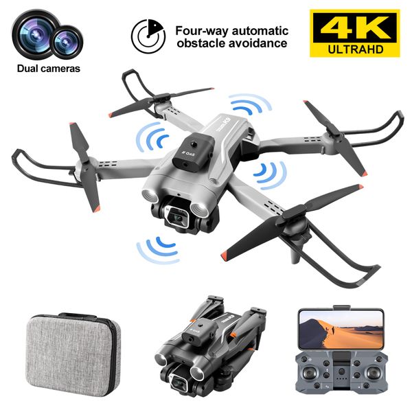 Nouveau K9 PRO MINI drone 4K HD double caméra WiFi FPV pression d'air maintien d'altitude pliable quadrirotor RC Drone enfant jouet cadeau