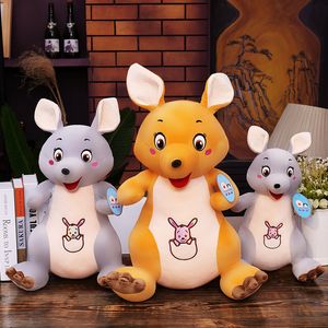 Nieuwe Kangaroo Doll Plush Toy Kangaroo Dolls Baby Soothing Holiday Gifts