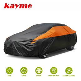 NOUVELLES housses de voiture étanches Kayme pour tous les temps en plein air soleil UV pluie poussière neige Protection Fit berline SUV hayon MPV WagonHKD230628