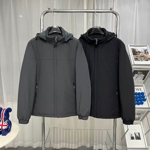 New ke Parejas Chaquetas de invierno para hombre y mujer Abrigos acolchados de algodón cálidos Negro Gris Abrigo acolchado informal para exteriores Cremallera con capucha Cortavientos con calidez de piel Sudaderas con capucha de lana