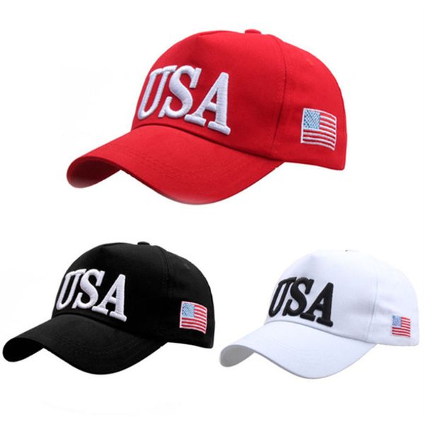 New Keep Keep America Great Hat Donald Trump Hats Maga Trump Support Baseball Caps Sports Baseball Caps Red 50pcs gratuits Shipppp