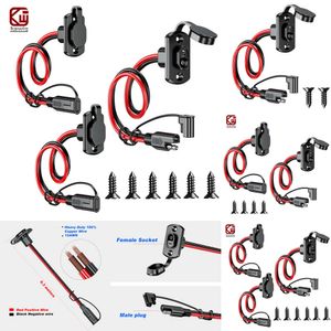 NIEUW KEWIG NIEUW NIEUWE CONNECTOR HARNESS 12AWG Waterdichte SAE Extension Cord Sidewall Port Adapter Mannelijke plug aan vrouwelijke Socket -kabel