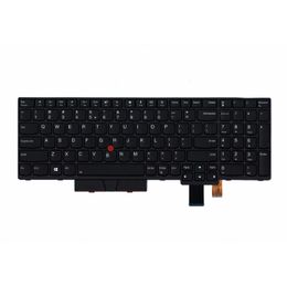 Nouveau clavier pour Thinkpad T570 P51S LED rétro-éclairage clavier anglais FRU 01ER612 01ER571 clavier US Layout202E