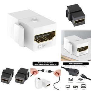 Nuovo adattatore accoppiatore Keystone Jack femmina-femmina Porta adattatore presa connettore snap-in compatibile HDMI per pannello di uscita piastra a muro