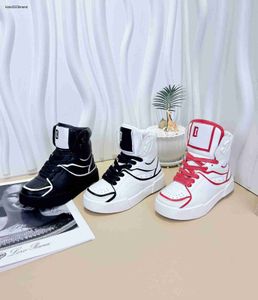 Nieuwe kinder enkellaarsjes leren babyschoentjes maat 26-35 Inclusief doos hoogwaardige designer peutersneakers Dec10