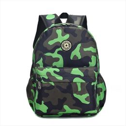 Nouveaux enfants sacs à dos dessin animé camouflage imprimé sacs d'école pour la maternelle filles garçons enfants sacs de voyage sac de pépinière petit big267Q