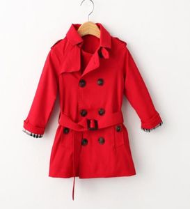 Nueva chaqueta de abrigo para niños, cazadora para niños, moda de otoño, manga larga, doble botonadura, ropa de abrigo con cintura ajustable Boys4222716