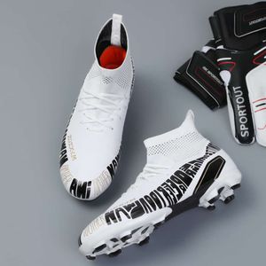 Nieuwe voetbalschoenen voor kinderen AG-voetbalschoenen met lange nagels, jeugdjongens, meisjes, TF-trainingsschoenen