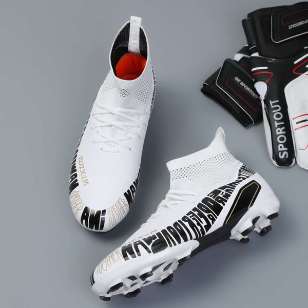 Nuevas botas de fútbol para niños, zapatos de fútbol AG de uñas largas para hombres, zapatos de entrenamiento TF para niños y niñas