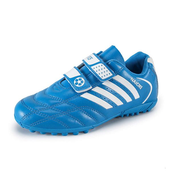 Nouveau Bottes de Football basses pour enfants AG TF chaussures de Football chaussures d'entraînement à boucle à crochet pour jeunes garçons filles