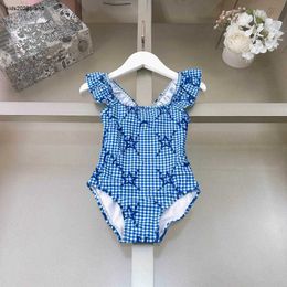 New Kids One-Piecs Swimsuit Star Pattern Girls Swimswear Taille 80-150 cm Été Child Bikinis Designer Children Swwears 24 MAY