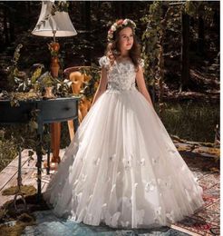 Nouveaux enfants Pageant robes de soirée 2021 dentelle robe de bal robes de fille de fleur pour les mariages robes de première communion pour les filles Primera147192010344