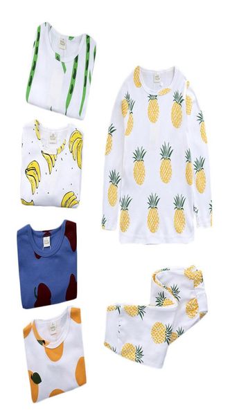 New Kids Pyjamas for Girls Boys Home Sleepwear 2018 Printemps Cotton Printpants 2pcs Cosses pour enfants Clothing Infant Children 3966835