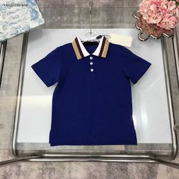 Nueva camiseta POLO para niños, camiseta de verano para bebé, talla 100-150, logo bordado, camisetas de manga corta de algodón con solapa para niña, 24 de febrero de 2020