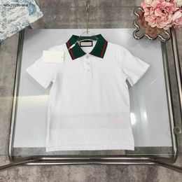 Nieuwe kinderen POLO shirt t-shirt Terug gestreepte print baby T-shirt Maat 100-150 zomer jongen Korte mouw Katoen meisje revers tees 24Feb20