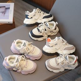 Nieuwe kinderschoenen mode Kids Sneakers Maat 26-35 meisjes en jongens Sportschoenen Ademend Casual Child Sports Shoes Soft Soled Breathable Baby Sneakers