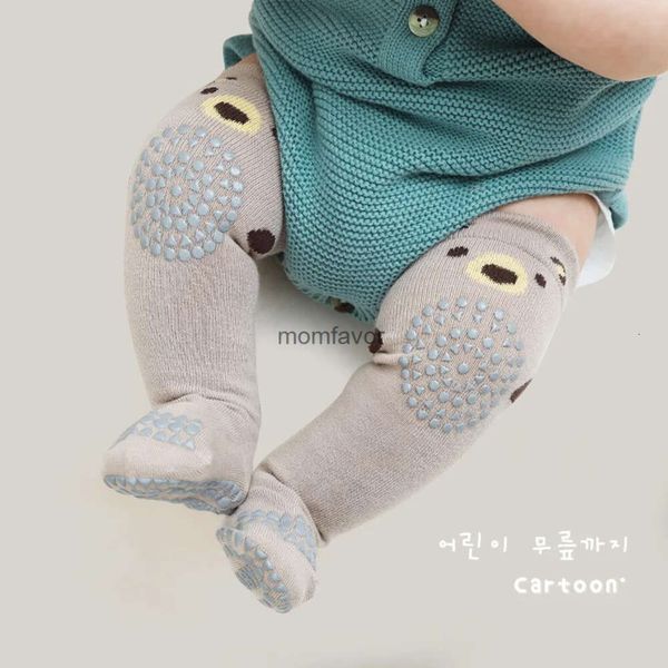 Nuevos calcetines para niños, calcetines largos y suaves hasta la rodilla para bebés, calcetines nuevos para niños pequeños, calcetines de encaje de algodón para bebés, calcetines para niñas y niños