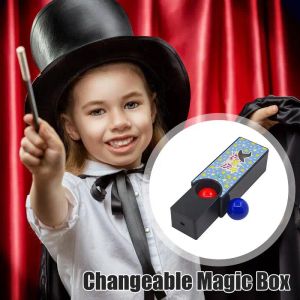 New Kids Toys Changeable Magic Box transformant la balle rouge en la Ble Ball Magic Box Classic Magic Prop Stage Performance Performance