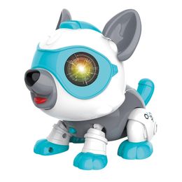 Nuevos juguetes para niños DIY Smart Robot Dog Puppy Control conmovedor Responde a la corteza electrónica Dog Pet Dog Creative Interactive Toys Regalo