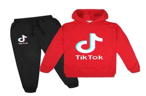 Nouveaux enfants survêtement garçons vêtements décontractés 2 pièces ensemble pantalon Costume imprimé Tik Tok Sport Costume pour fille adolescente sweat à manches longues Ho7748147