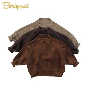 Nouveaux enfants pull à col roulé automne hiver bébé pulls tricotés pour filles garçons vêtements pour enfants pull coréen vêtements pour enfants Y1024
