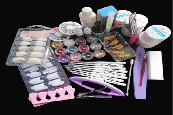 Nouveau kit nail art uv gel extension solide extension set Builder Polish Polish Base Base Coat Coat Art Art Set3734265