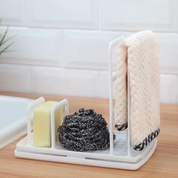 NEW Kitchen Desktop Rag Rack Multi-Function Dish Cloth Drain Free Punching Sponge Soap Shelf Storage Holders Racks dish drainerMulti-Function Dish Cloth Drain