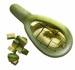 Nouveau gadgets de cuisine Cuisine Avocado Cuber Avocado coupeur couleur de cuisine verte outils de cuisine 15pcs 2024428