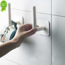 Nieuwe Keuken Zelfklevende Accessoires Onder Kast Papierrol Rek Handdoekhouder Tissue Hanger Opbergrek Voor Badkamer Toilet