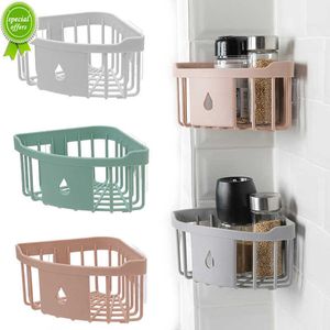 Nouveau évier de cuisine égouttoir mural coin étagère de rangement salle de bain égouttoir à savon étagère porte-serviettes organisateur de cuisine accessoires