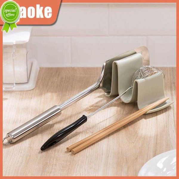 Nouveaux ustensiles de cuisine Pot couverture étagère cuisine Simple pratique cuillère étagère de rangement ménage créativité pratique mode vague