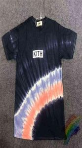 Nieuwe KITH Tshirt TIE DYE TEE MENS ZOMER Children039s Volwassen Korte Mouw T-shirt Katoenen T-shirt Jongen Kind Jongens en Meisjes Tops Shi6766088