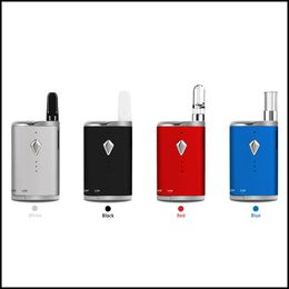 KOMODO C6 BOX MOD Voorverwarmen 650 MAK Variabele Wattage Batterij Bodem Verstelbare VAPE voor 510 dikke olie-vaporizer-cartridge