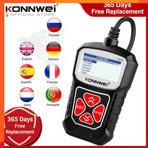 New Konnwei KW310 OBD2 pour Auto OBD 2 Tool de diagnostic Automotive Scanner Car Tools Russian Language PK ELM327