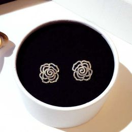 Nouvelles boucles d'oreilles à aiguilles en argent coréen, ensemble Super étincelant exquis avec boucles d'oreilles et boucles d'oreilles roses de Style zircone pour femmes E001711