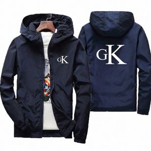 nieuwe Koreaanse lente en herfst casual herenjack met capuchon, oversized herenjack met capuchon, fiable top k5Ug #