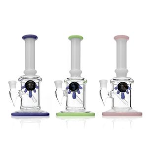 8 pouces nouveau design petits bangs mini rig recycleur conduites d'eau dab rigs pour fumer du tabac usage quotidien