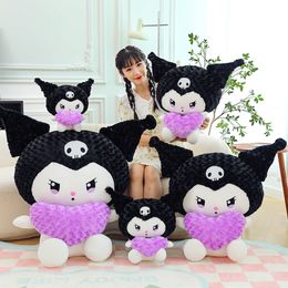 NUEVA KUROMI Love Heart Series Plush Doll Kawaii Cartoon Toys Selled Decompression Pillow Girls Sweet Gifts LT0142