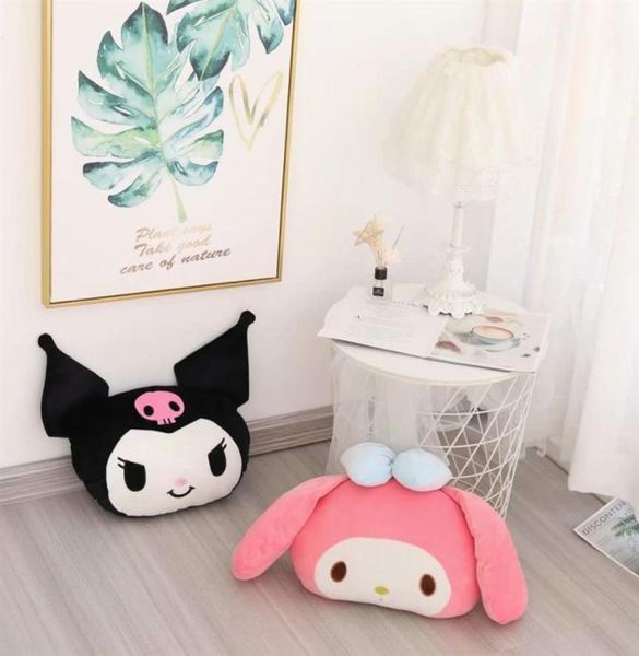 Nouveau Kuromi mélodie Kawaii peluche oreiller décoratif câlins Anime jouets en peluche cadeaux exquis pour les filles 282T9172284