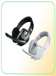 Nuevos auriculares KX101 auriculares para juegos de auriculares con auriculares con cable de 35 mm con micrófono para informática minorista16412986916531