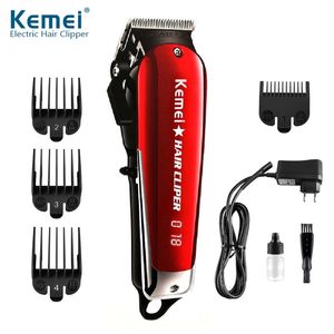 Nouveau chaud Kemei professionnel tondeuse à cheveux électrique sans fil tondeuse à cheveux LED KM-2611 tondeuse à cheveux lame en acier au carbone Machine de coiffure