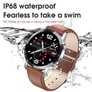 Nieuwe L13 Smart Watch Heren IP68 Waterdicht ECG PPG Bluetooth Oproep Bloeddruk Hartslag Fitness Tracker Sport Smartwatch