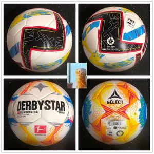 Новые футбольные мячи для матчей Ла Лиги 22 23 Бундеслиги 2022 2023 Derbystar Merlin ACC футбол Сопротивление скольжению частиц игра train302D