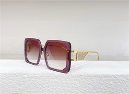 Nieuwe damesontwerper Zonnebril voor vrouwen Fashion Retro brillen Vintage Square Design -bril met Pearl Classic Leisure Ultraviolet Protection UV400