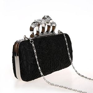 Nouveau-dames sac de soirée pour les embrayages de jour de fête Knuckle Boxed Crystal Clutch Cvening Bag pour les mariages HQB1716212M