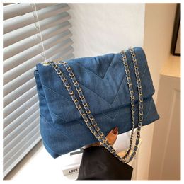 NOUVEAUX SACS SOCHES DE LA MODE MODE MODE MANDET CROSSBOCK BABOCK SAG JEAN DENIM MESSENGER BAG MAIN et sac à main pour les femmes